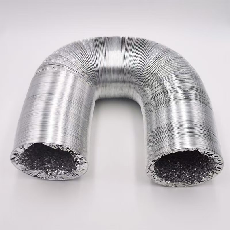Single-layer aluminum foil duct